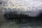 Накладка заднего крыла правого (93828BM90) для Nissan Qashqai (J11E) с 2013г (Кашкай)