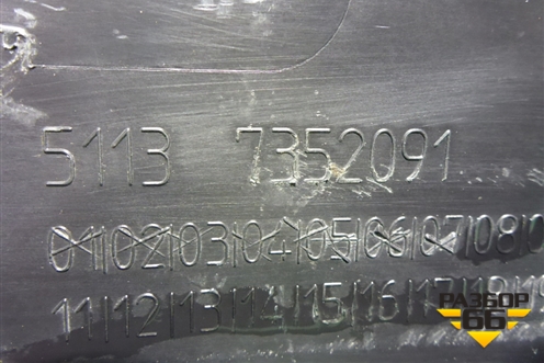 Накладка двери передней левой (51137352091) для BMW X1 F48 с 2014г (Х1 Ф48)