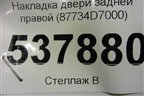Накладка двери задней правой (87734D7000) для Hyundai Tucson с 2015-2022г