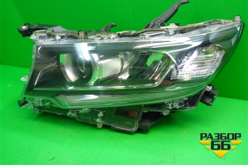 Фара левая (после 2017г LED без блока) (8118560N20) для Toyota Land Cruiser Prado(150) с 2009г