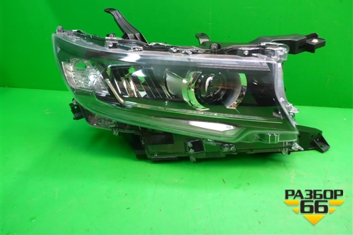 Фара правая (после 2017г LED без блока) (8114560N20) для Toyota Land Cruiser Prado(150) с 2009г