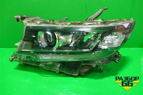 Фара левая (после 2017г LED без блока) (8118560N20) для Toyota Land Cruiser Prado(150) с 2009г