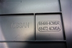 Накладка на торпедо (боковая левая) (684994CM0A) для Nissan Qashqai (J11E) с 2013г (Кашкай)