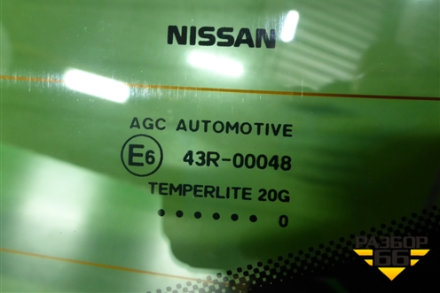 Стекло двери багажника для Nissan Qashqai (J11E) с 2013г (Кашкай)