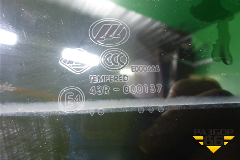 Стекло двери задней правой для Lifan Smily с 2010г