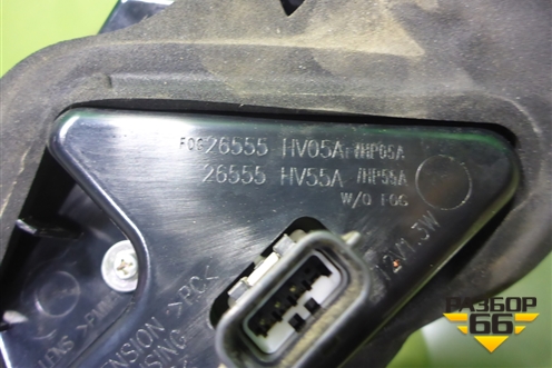 Фонарь задний внутренний левый (после 2019г) (26555HV05A) для Nissan Qashqai (J11E) с 2013г (Кашкай)