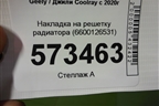 Накладка на решетку радиатора (6600126531) для Geely Coolray с 2019-2025г