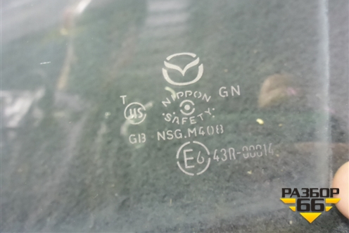 Стекло двери задней правой для Mazda Mazda 6 (GH) с 2007-2012г