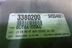 Обшивка двери задней правой под электрику (0UT041DDAG) для Dodge Magnum с 2003-2008г