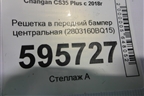 Решетка в передний бампер центральная (2803160BQ15) для Changan CS35 Plus с 2018г