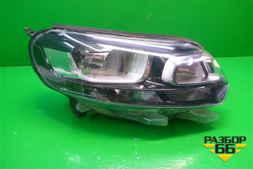 Фара правая (галоген) (9808567680) для Citroen Jumpy с 2016г (Джампи)