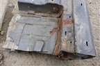 Порог со стойкой левый для Hyundai Santa Fe с 2000-2012г (Classic) (Санта Фе)