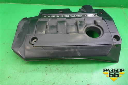 Накладка декоративная на двигатель (2.0л D4EA) для Hyundai Santa Fe с 2000-2012г (Classic) (Санта Фе)