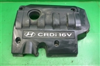 Накладка декоративная на двигатель (2.0л D4EA) для Hyundai Santa Fe с 2000-2012г (Classic) (Санта Фе)
