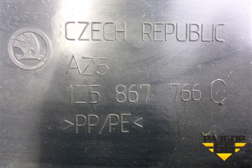 Обшивка стойки задняя нижняя правая (лифтбек) (1Z5867766C) для Skoda Octavia (А5) с 2004-2013г