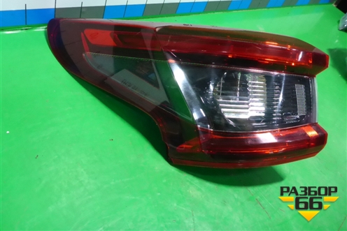 Фонарь задний наружный левый (после 2019г) (26555HV00A) для Nissan Qashqai (J11E) с 2013г (Кашкай)