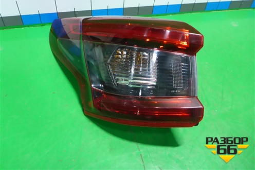 Фонарь задний наружный левый (после 2019г) (26555HV00A) для Nissan Qashqai (J11E) с 2013г (Кашкай)