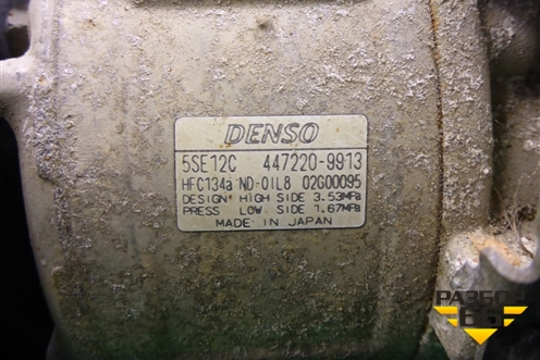 Компрессор кондиционера (1.8л 1ZZ) (4472209913) для Toyota Isis c 2004-2018г
