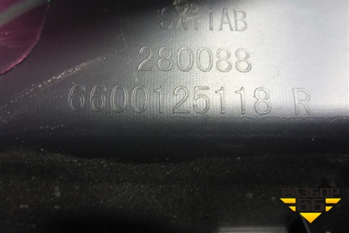 Накладка двери задней правой (6600125118) для Geely Coolray с 2019-2025г
