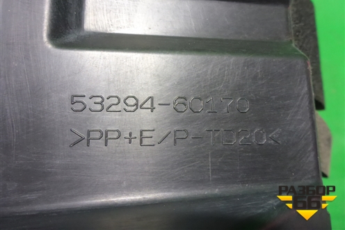 Дефлектор радиатора левый (после 2015г) (5329460170) для Toyota Land Cruiser (200) с 2008г