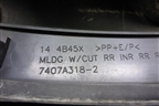 Накладка заднего бампера правая (7407A318) для Mitsubishi Outlander с 2012-2024г (Аутлендер)