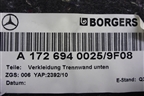 Обшивка крышки багажника (A1726940025) для Mercedes Benz SLK R172 с 2010-2016г