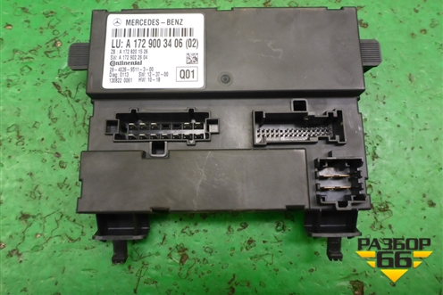 Блок электронный (складной крыши) (A1729003406) для Mercedes Benz SLK R172 с 2010-2016г (СЛК)