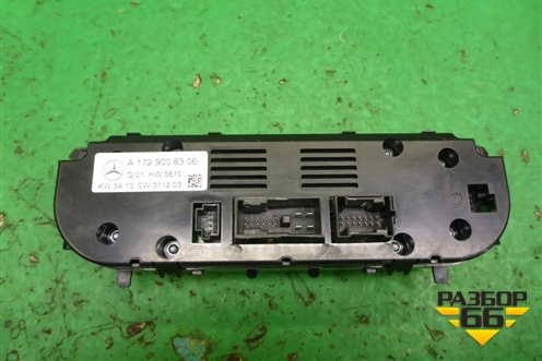Модуль управления климатической установкой (A1729008306) для Mercedes Benz SLK R172 с 2010-2016г