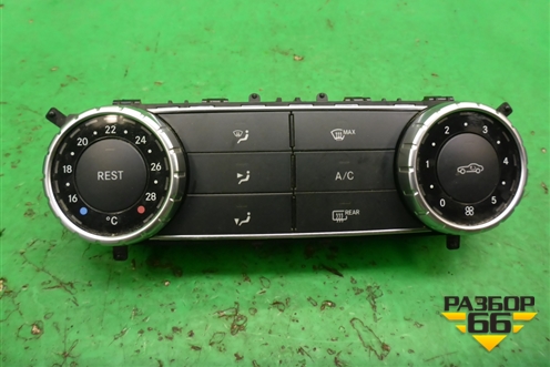 Модуль управления климатической установкой (A1729008306) для Mercedes Benz SLK R172 с 2010-2016г