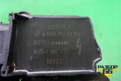 Катушка зажигания (1.8л 27186130) (A0001502580) для Mercedes Benz SLK R172 с 2010-2016г (СЛК)