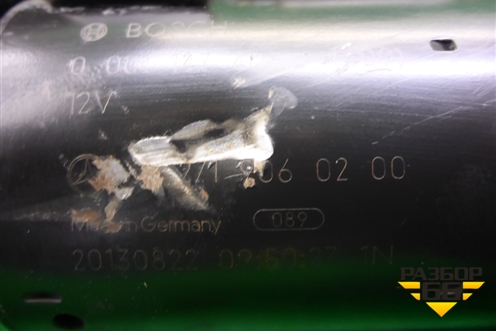 Стартер (АКПП 1.8л 27186130) (A2719060200) для Mercedes Benz SLK R172 с 2010-2016г (СЛК)