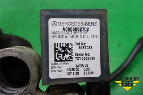 Клемма аккумулятора минус (A0009052702) для Mercedes Benz SLK R172 с 2010-2016г