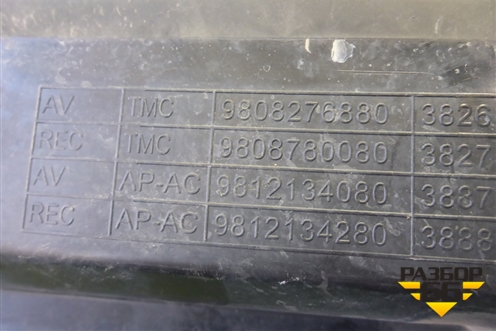 Дефлектор радиатора правый (9808276880) для Citroen Jumpy с 2016г (Джампи)