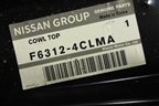 Короб водоотводящий (новый) (F63124CLMA) для Nissan Qashqai (J11E) с 2013г (Кашкай)