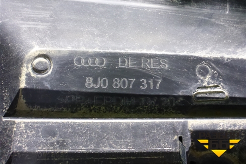 Бампер задний (до 2010г под парктроник) (8J0807317) для Audi TT (8J3) с 2006-2015г (ТТ)
