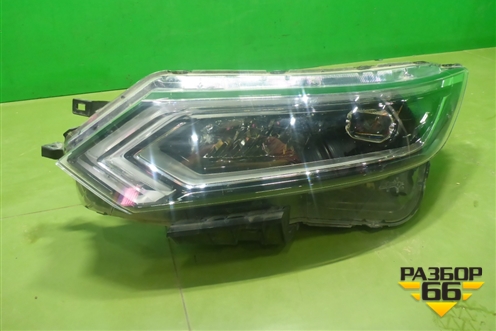 Фара левая (после 2019г Led) (26060HV05B) для Nissan Qashqai (J11E) с 2013г (Кашкай)