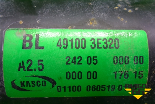 Вал карданный задний (АКПП) (491003E320) для Kia Sorento I с 2002-2011г