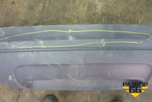 Бампер задний нижняя часть (8U0807521A) для Audi Q3 с 2011-2018г (Ку 3)