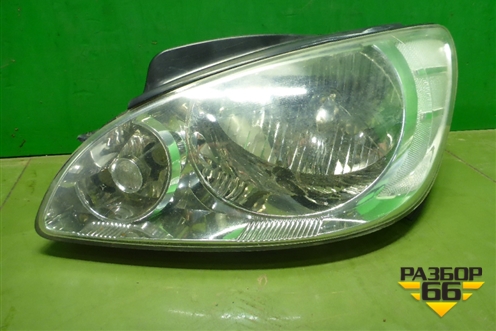 Фара левая (после 2005г галоген) (921011C520) для Hyundai Getz с 2002г