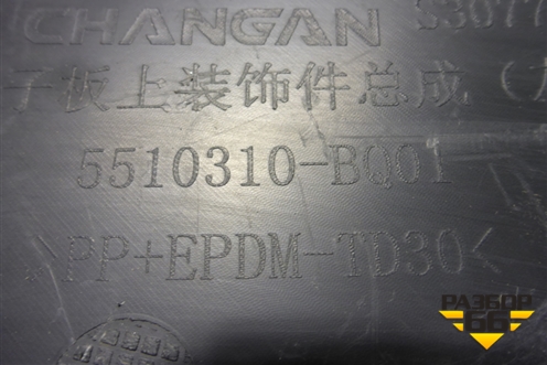 Накладка переднего крыла левого (5510310BQ01) для Changan CS35 Plus с 2018г