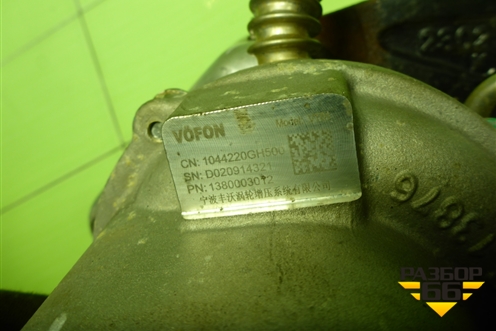 Турбина (1.5л HFC4GB24D) (1044220GH500) для JAC J7 с 2020-2025г