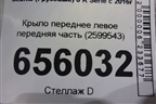 Крыло переднее левое передняя часть (2599543) для Scania  6 R Series с 2016г