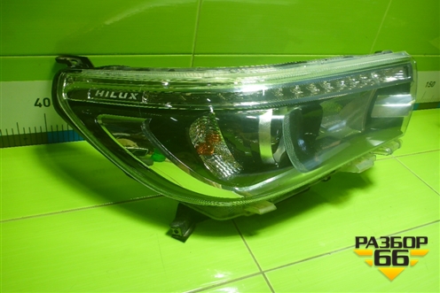 Фара правая (до 2020г Led) (811400K732) для Toyota Hilux с 2015г