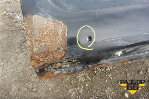 Порог со стойкой правый (5ти дверный хетчбэк) для Ford Focus 2 с 2008-2011г