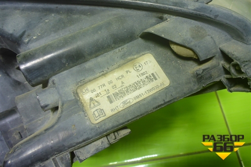 Фара левая (галоген) (8M5113W030AF) для Ford Focus 2 с 2008-2011г
