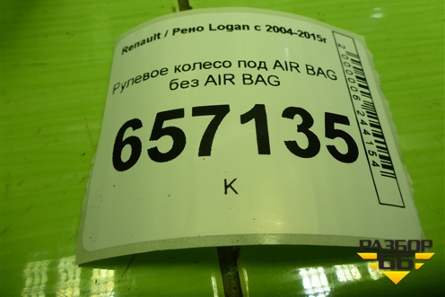 Рулевое колесо под AIR BAG без AIR BAG (484008023R) для Renault Logan с 2004-2015г