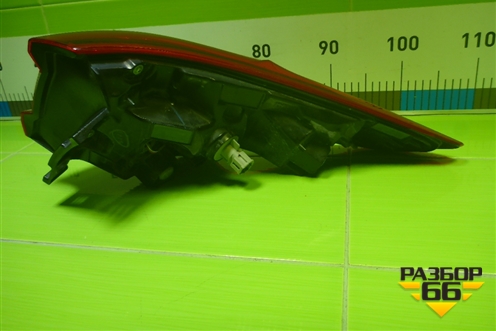 Фонарь задний наружный левый (после 2019г) (26555HV00A) для Nissan Qashqai (J11E) с 2013г (Кашкай)