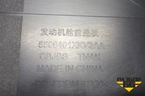 Накладка декоративная на переднюю панель (5509401XKV3AA) для Tank 500 с 2022-2025г