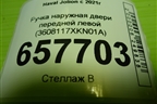 Ручка наружная двери передней левой (3608117XKN01A) для Haval Jolion с 2021г