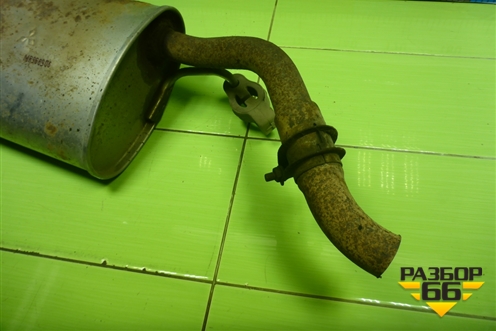 Глушитель задняя часть (MR968906) для Mitsubishi Colt с 2004г (Кольт)